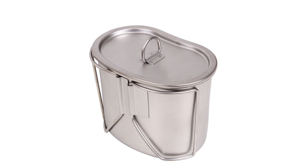 Rothco Stainless Steel Canteen Cup and Cover Set, 8512