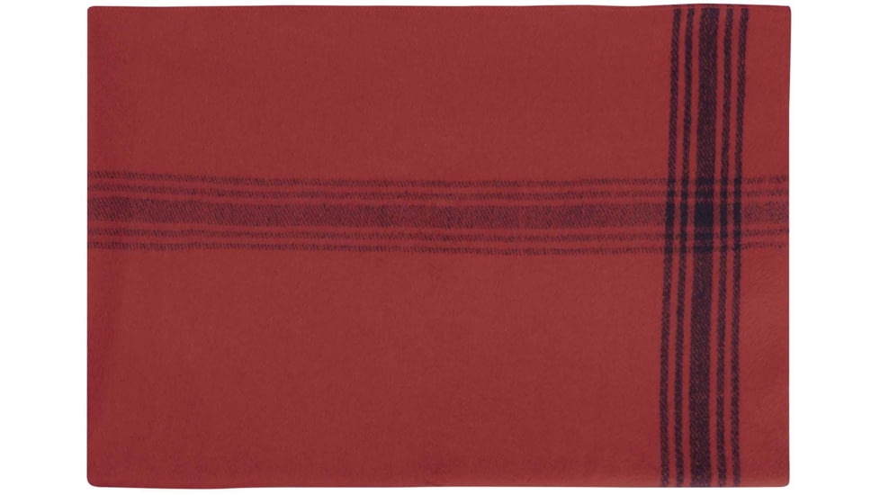 Rothco Striped Outdoor Wool Blanket, Red/Navy/Blue, 11095-RedNavyBlue