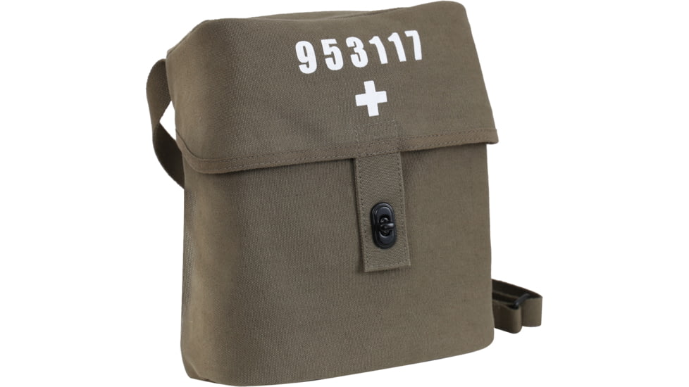 Rothco Swiss Military Canvas Shoulder Bag, Coyote Brown, 8111