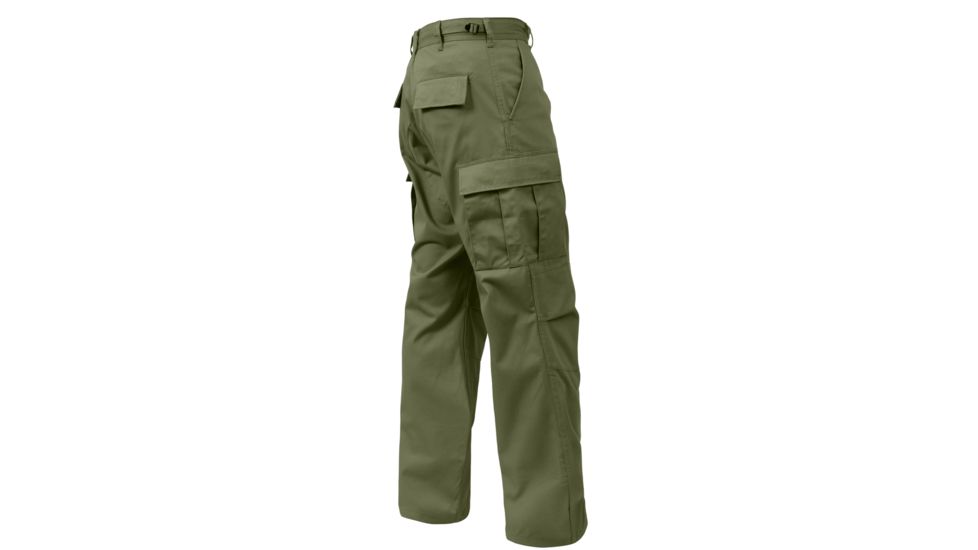 Rothco Relaxed Fit Zipper Fly BDU Pants, Woodland Camo, Extra Large, 2941-WoodlandCamo-XL