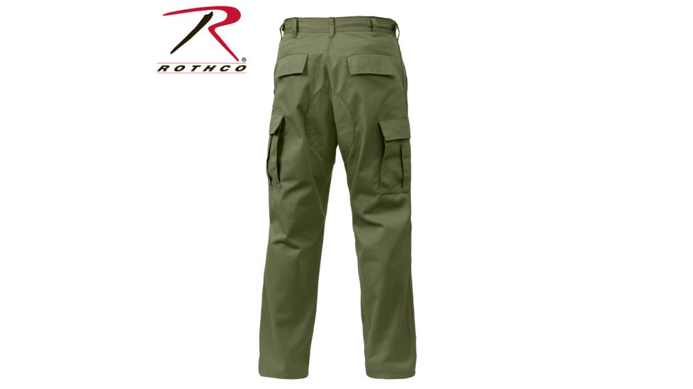 Rothco Relaxed Fit Zipper Fly BDU Pants, Woodland Camo, Extra Large, 2941-WoodlandCamo-XL