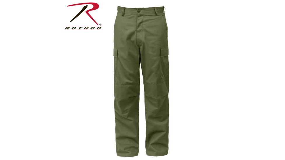 Rothco Relaxed Fit Zipper Fly BDU Pants, Woodland Camo, Extra Large, 2941-WoodlandCamo-XL