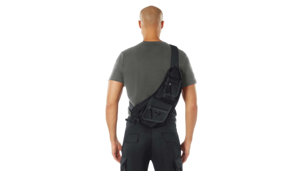 Rothco Tactical Crossbody Bag, Black, 613902039339