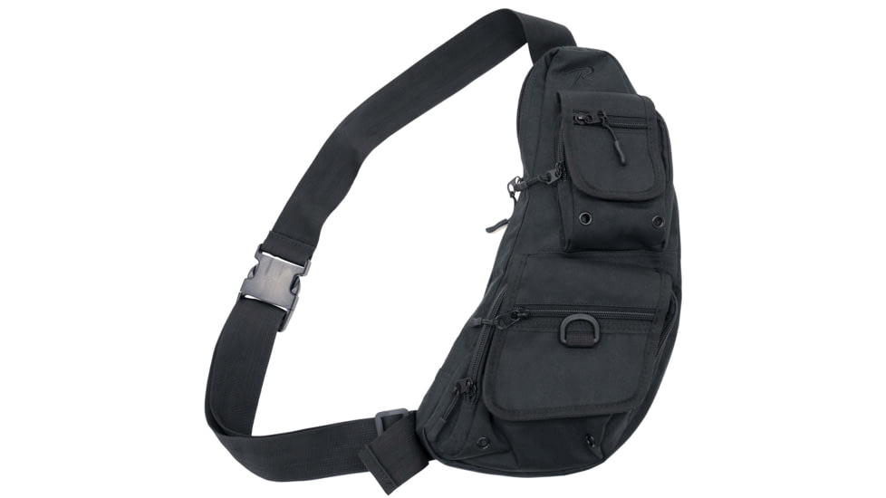 Rothco Tactical Crossbody Bag, Black, 613902039339