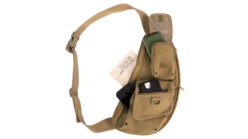 Rothco Tactical Crossbody Bag, Coyote Brown, 613902039346