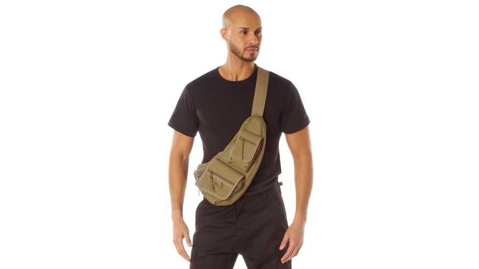 Rothco Tactical Crossbody Bag, Coyote Brown, 613902039346
