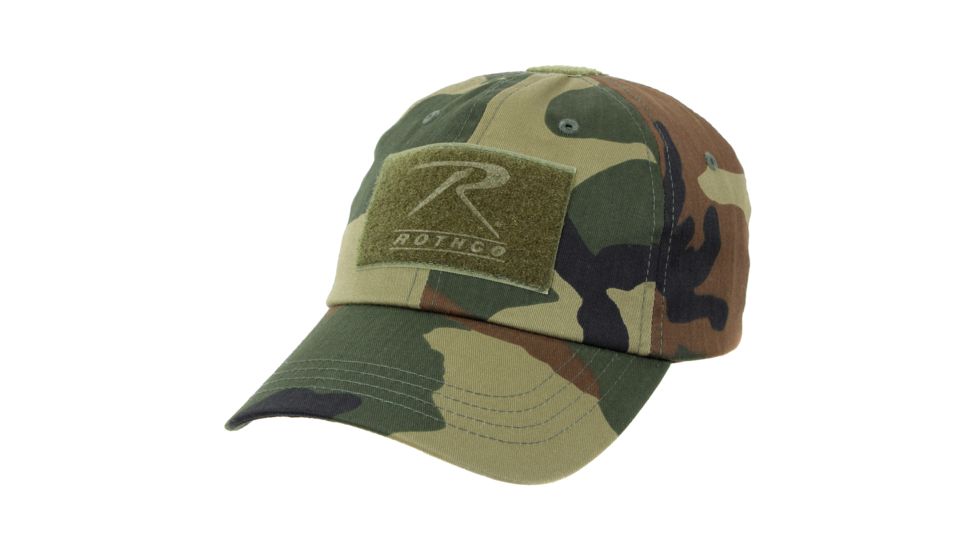 Rothco Tactical Operator Cap, Woodland Camo, 9362-WoodlandCamo