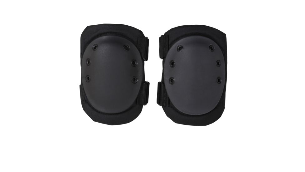 Rothco Tactical Protective Gear Knee Pads, Black, 11058-Black
