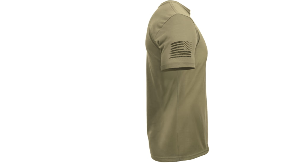 Rothco Tactical T-Shirt, Mens, Athletic Fit, AR 670-1 Coyote Brown, Medium, 1656-566
