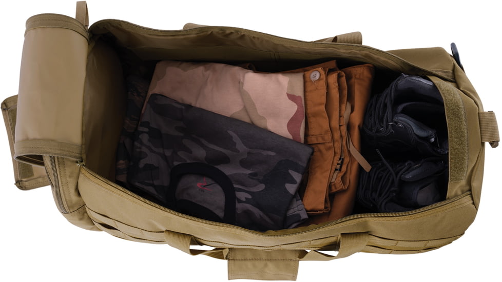 Rothco Tactical Traveler Duffle Bag, 20L, Coyote Brown, 41121-CoyoteBrown-19Inches