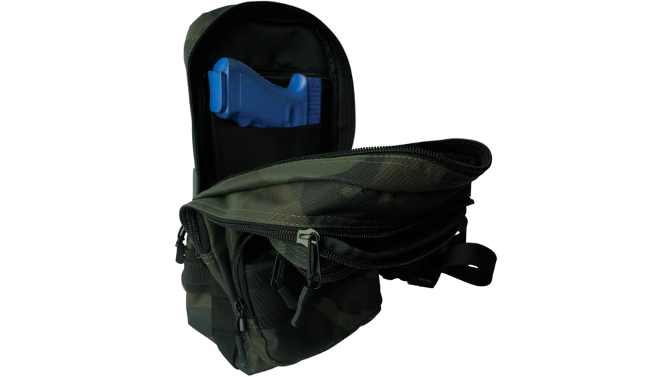 Rothco Tactical Traveler Sling Bag, Camo, 41115-MidnightWoodlandCamo