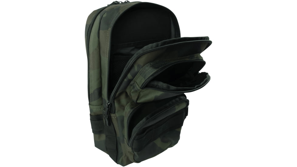 Rothco Tactical Traveler Sling Bag, Camo, 41115-MidnightWoodlandCamo