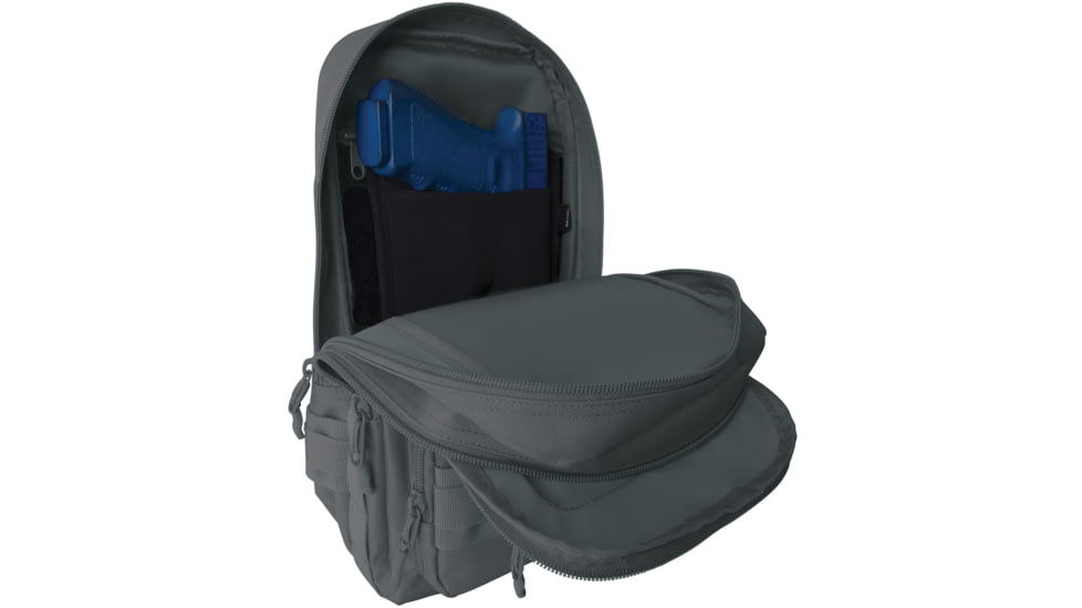 Rothco Tactical Traveler Sling Bag, 10L, Dark Grey, 41113-DarkGrey