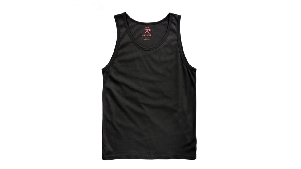 Rothco Tank Top, Black, Small, 6602-Black-S
