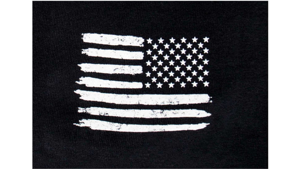 Rothco US Flag / USMC Eagle / Globe &amp; Anchor T Shirt - Mens, Black, Extra Large, 54285-Black-XL