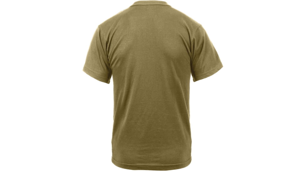 Rothco US Flag / USMC Eagle, Globe, &amp; Anchor T Shirt, Coyote Brown, Medium, 54280-CoyoteBrown-M