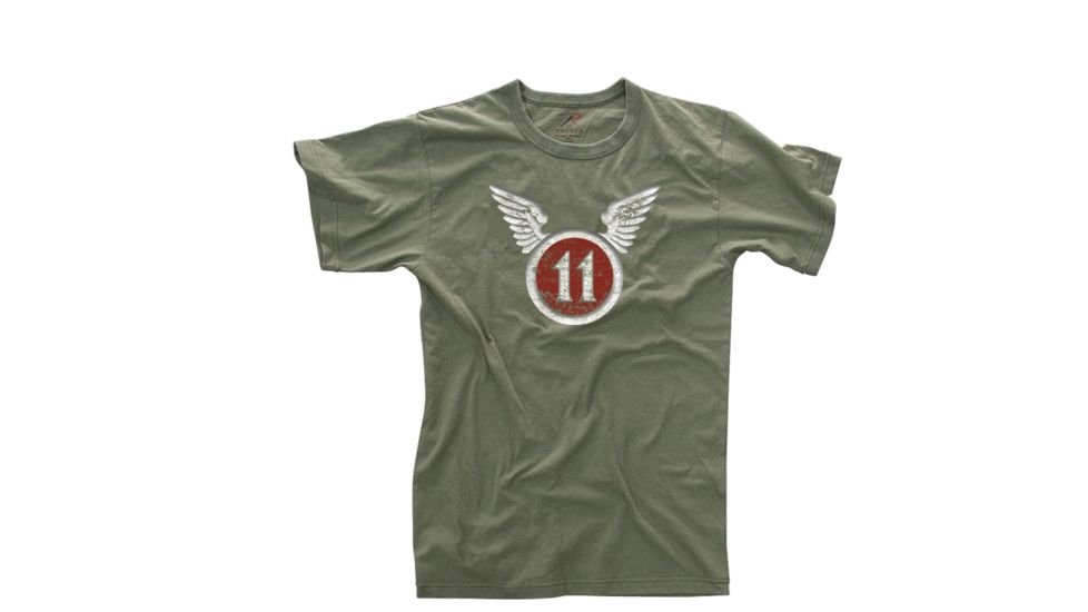 Rothco Vintage 11th Airborne T-Shirt, Small, 66630-S