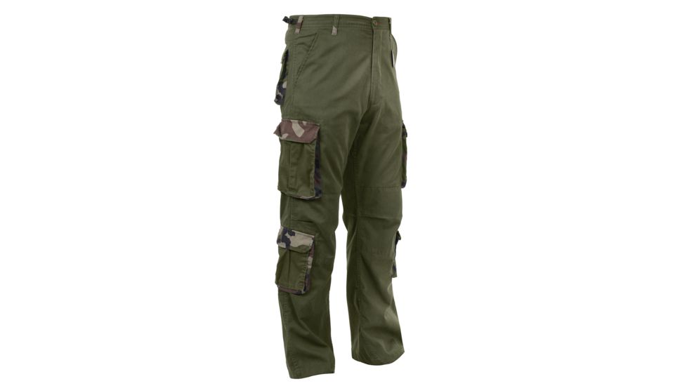 Rothco Vintage Accent Paratrooper Fatigues, Extra Small, 2146-XS