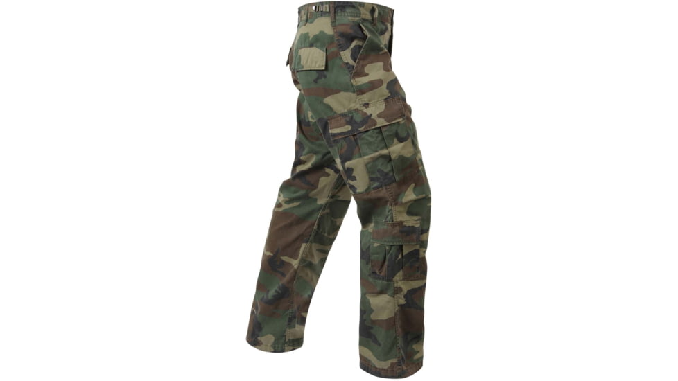 Rothco Vintage Camo Paratrooper Fatigue Pants, Woodland Camo, Medium, 2586-WoodlandCamo-M