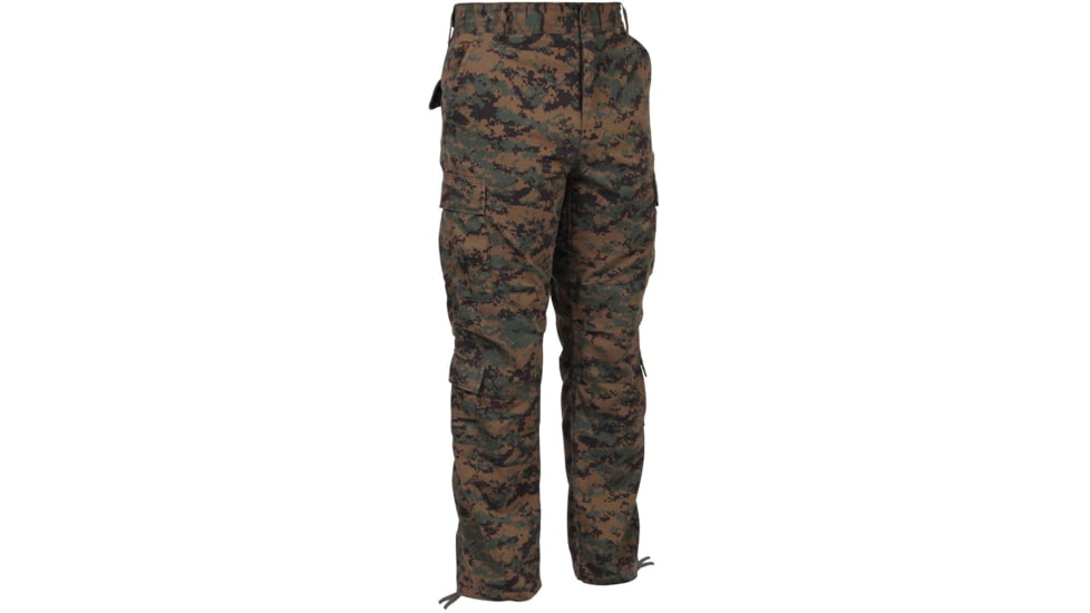 Rothco Vintage Camo Paratrooper Fatigue Pants, Woodland Digital Camo, Extra Large, 2366-WoodlandDigitalCamo-XL