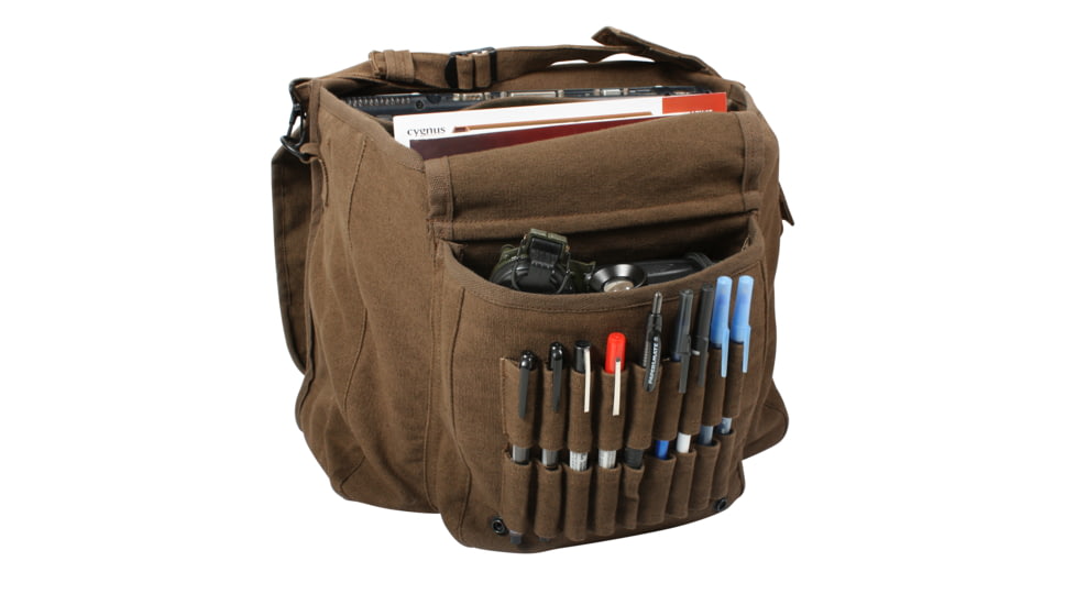 Rothco Vintage Canvas Paratrooper Bag, Vintage Olive Drab, 9128-VintageOliveDrab