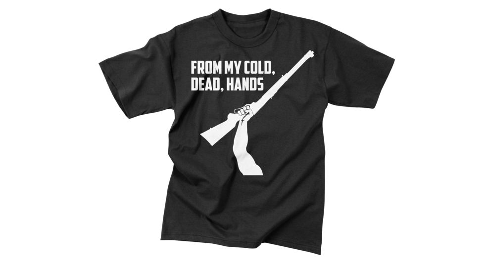 Rothco Vintage From My Cold Dead Hands T-Shirt, Small, 66132-S