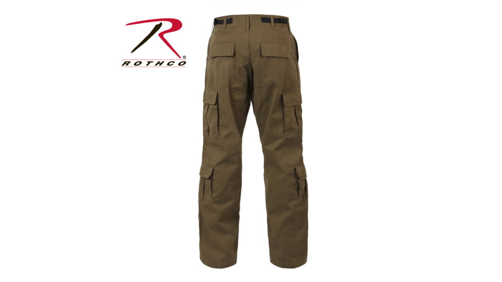 Rothco Vintage Paratrooper Fatigue Pants, Russet Brown, L, 2886-RussetBrown-L