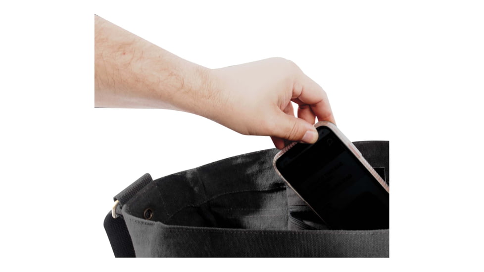 Rothco Vintage Unwashed Canvas Messenger Bag, Charcoal Grey, 91180