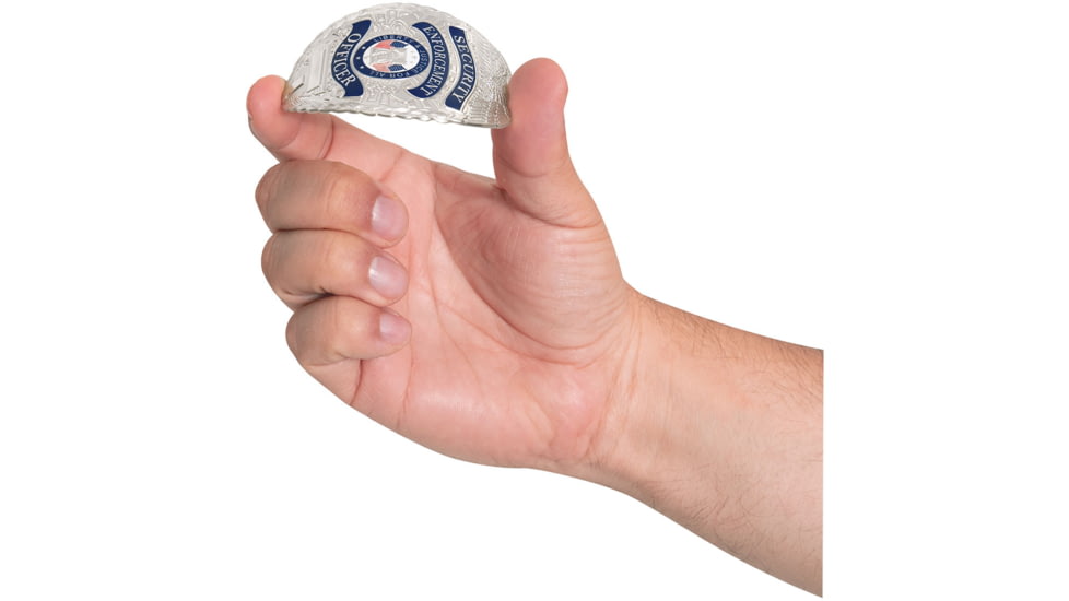 Rothco Flexible Security Badge, Silver, 1955-Silver