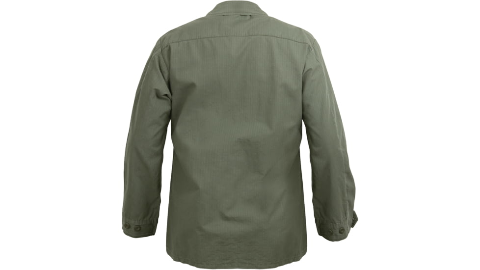 Rothco Vintage Vietnam Fatigue Shirt Rip-Stop, Olive Drab, 4XL, 4693