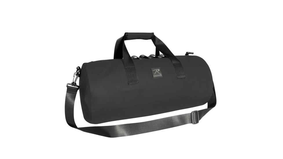 Rothco 20L Waveguard Waterproof Duffle Bag, Black, 12430-Black
