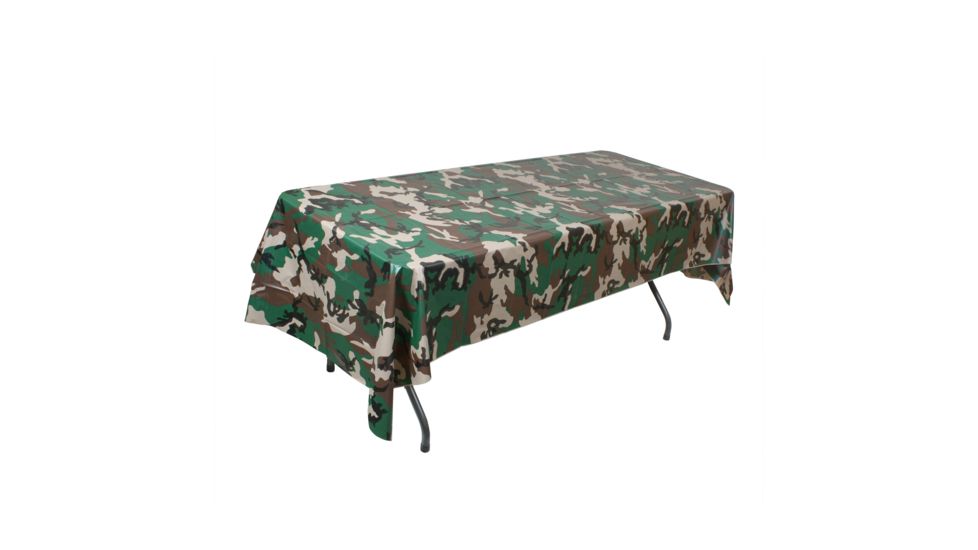 Rothco Woodland Camo Tablecloth, 9990