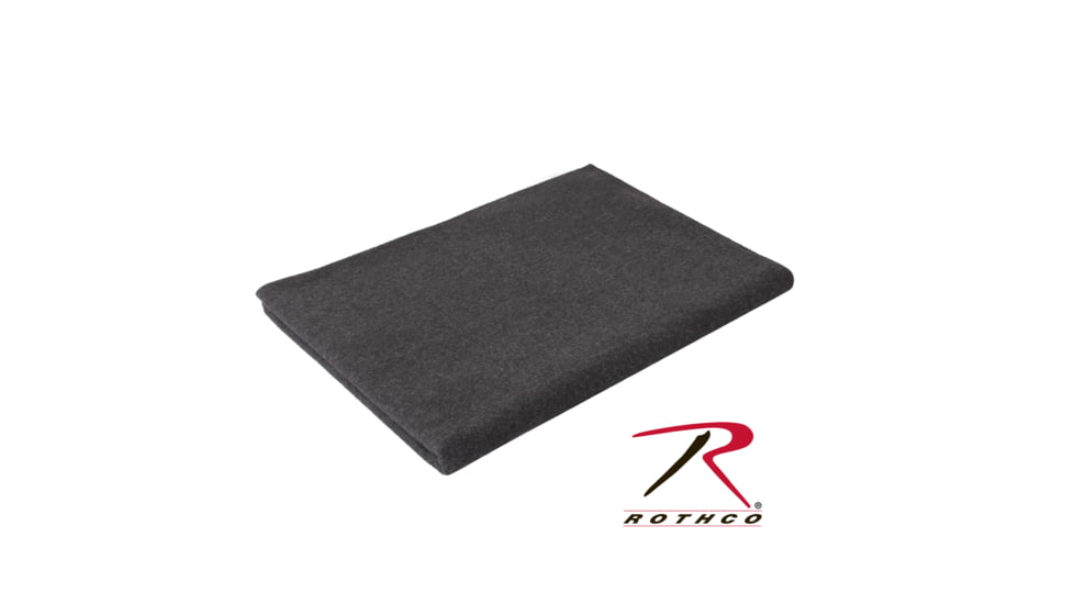 Rothco Wool Blanket, Grey, 66x90, 10237-Grey-66x90