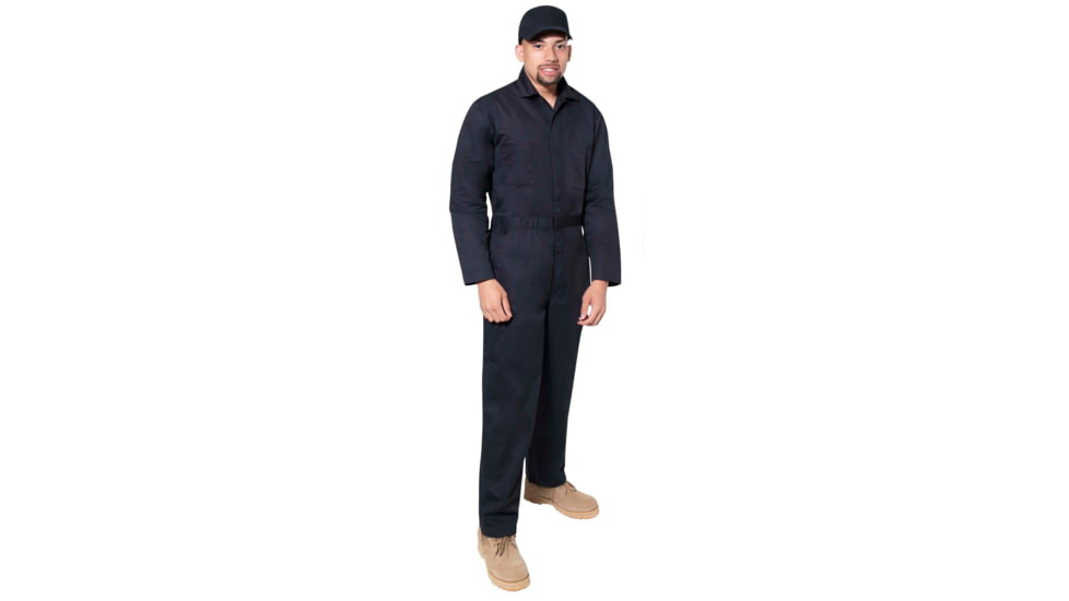 Rothco Workwear Coverall, Midnight Navy Blue, Small, 10481-MidnightNavyBlue-S
