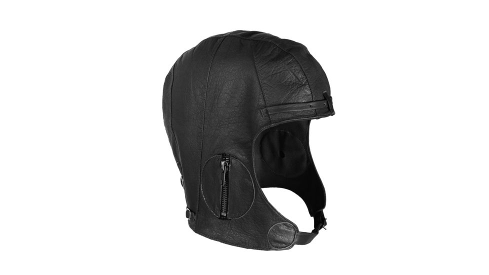 Rothco WWII Style Leather Pilots Helmet, Black, M/L, 3572-Black-ML