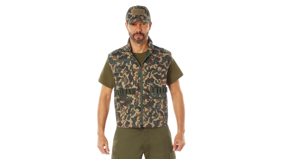 Rothco X Bear Archery Fred Camo Ranger Vest, Camo, Small, 613902036154