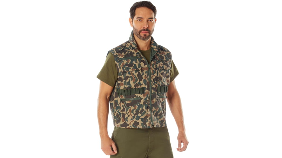 Rothco X Bear Archery Fred Camo Ranger Vest, Camo, Small, 613902036154