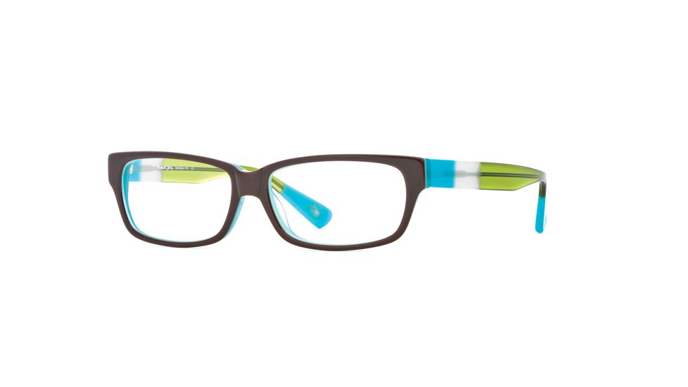 Rough Justice RJ Harmless Flirt SERJ HARM00 Single Vision Prescription Eyeglasses - Brown Aqua SERJ HARM005540 BN