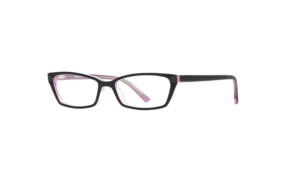 Rough Justice RJ Miss Deco SERJ MISD00 Bifocal Prescription Eyeglasses - Black Rose SERJ MISD005240 BK