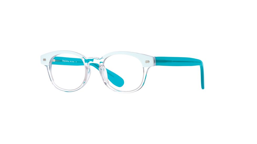 Rough Justice RJ Miss Sassy SERJ MISS00 Eyeglass Frames - White Mint SERJ MISS004940 WH