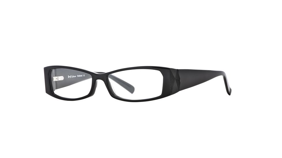 Rough Justice RJ Shattered SERJ SHAT00 Single Vision Prescription Eyeglasses - Black SERJ SHAT005225 BK