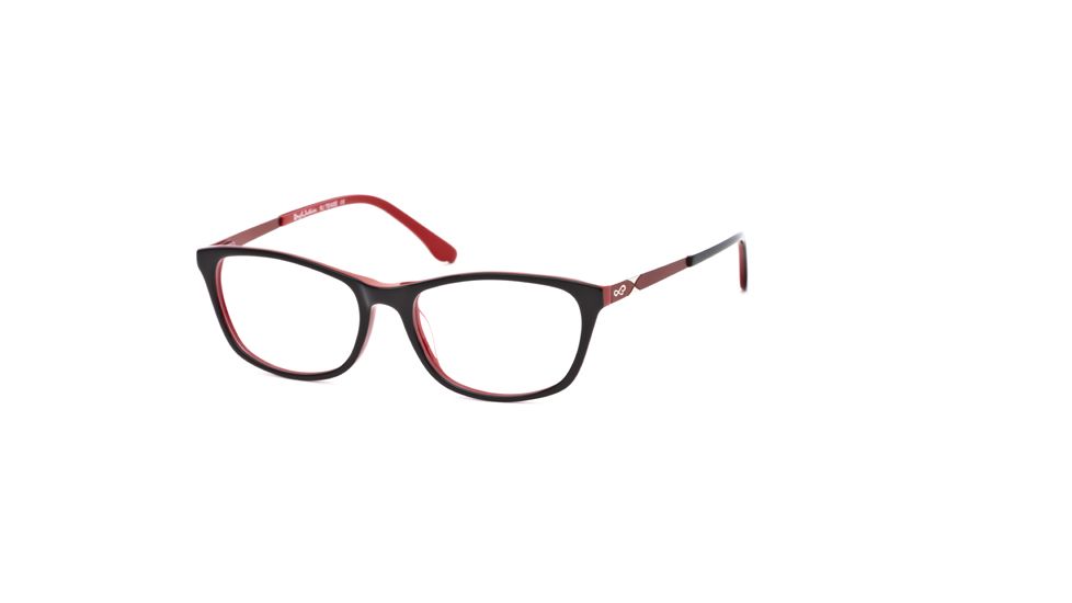 Rough Justice RJ Tease SERJ TEAS00 Single Vision Prescription Eyeglasses - Black/red SERJ TEAS005240 RD