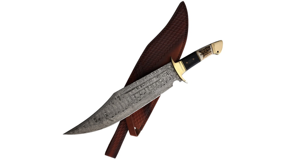 Rough Rider Bowie Damascus