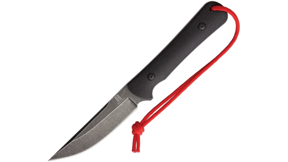 Rough Rider Fixed Blade With Kydex Sheath Fixed Blade Knife, 9in Overall, 4.25in Black Stonewash SS Blade, Black G10 Handle, Black Kydex Belt Sheath, BS210544