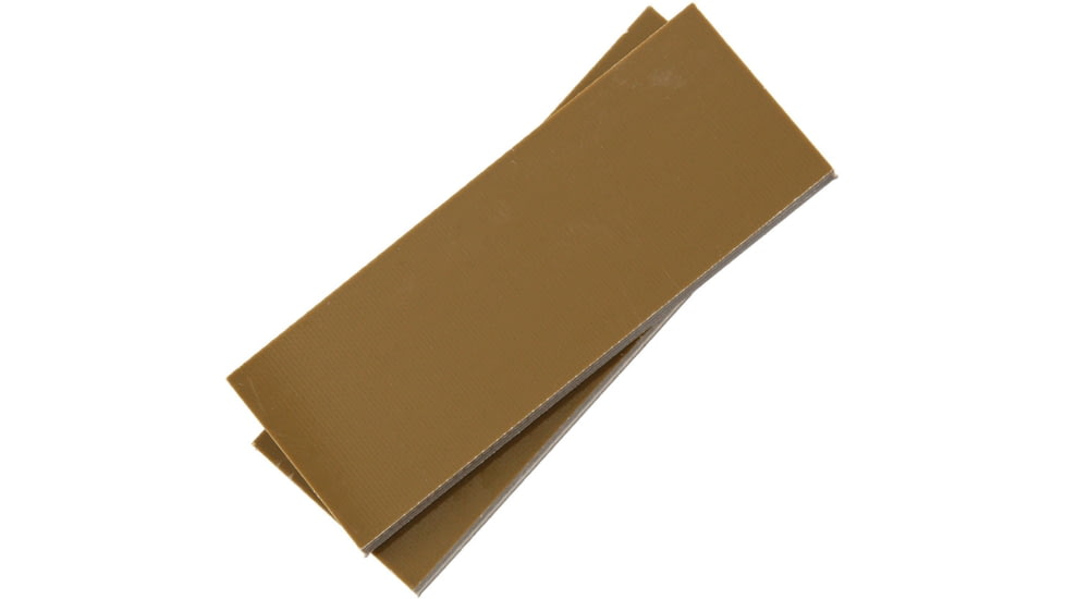 Rough Rider G10 Handle SlABS Brown, 4in X 1.5in X 0.25in, G10 Handle, Contains Two Slabs, Brown, #33/RR1647