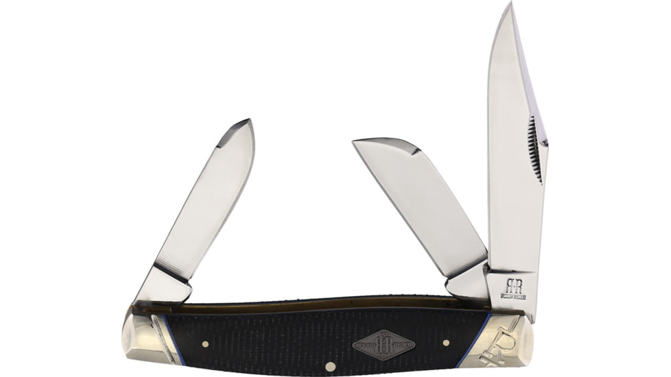 Rough Rider Stockman Black Micarta