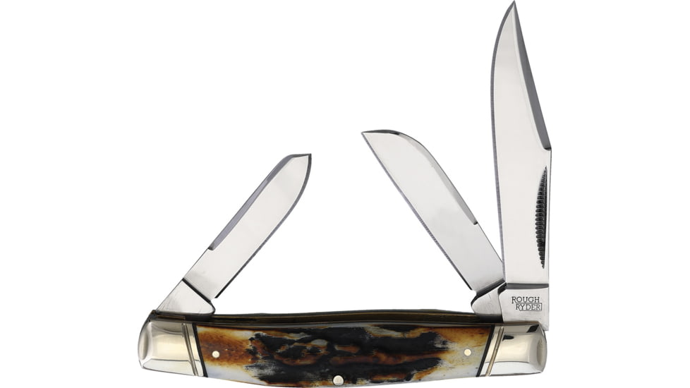 Rough Rider Stockman Cinnamon Bone Stag