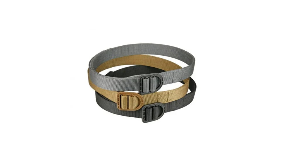 Rounded 5-Stitch Nylon Concealed Carry Belt With Duraflex Buckle - 1.5 Inch - Tsa Compliant Gun Belt, RG-CCWBELT-GRY-MED