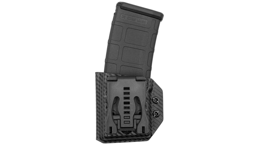 Rounded A/R Magazine Holster, Ambidextrous, Carbon Fiber, CEX-AR-XLK-CF-MAG