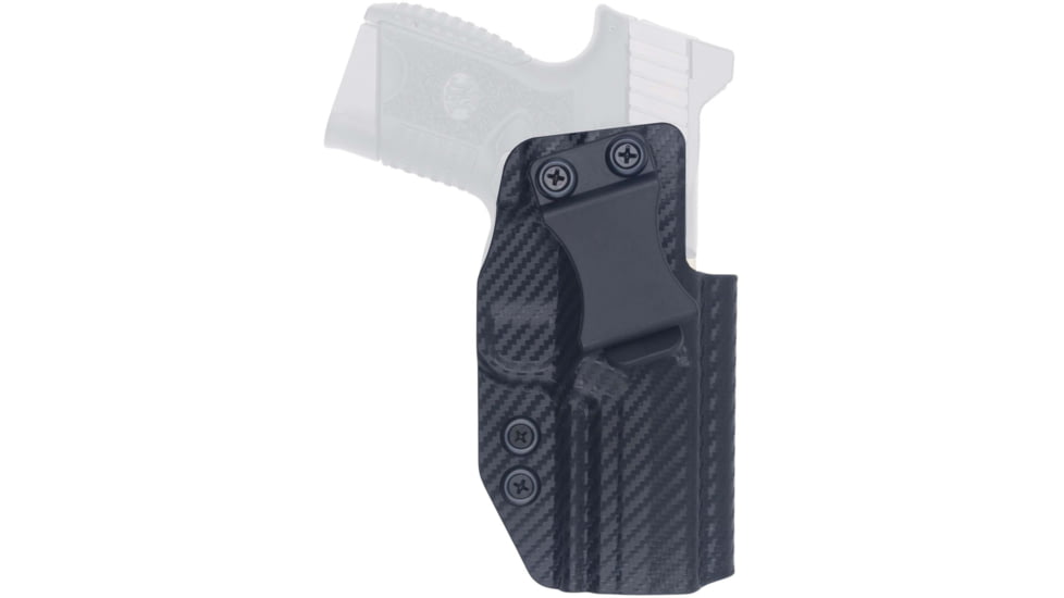 Rounded by Concealment Express IWB KYDEX Holster FN 509 CC Edge, Right Hand, Carbon Fiber Black, FNS-FN509-CF-RH-VAR-RMR